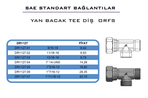 Yan Bacak Tee Dış ORFS